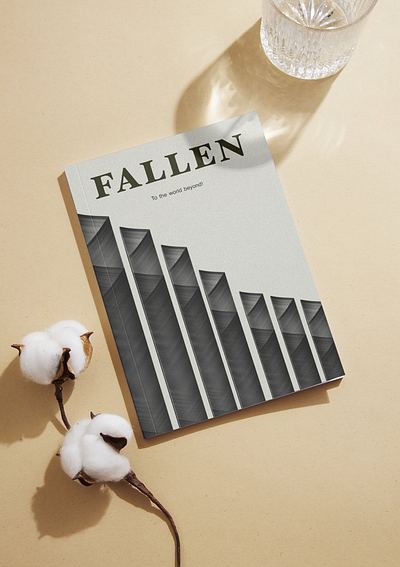 Fallen - Book Cover Art adobe branding coverart design graphic design illustration typography vector