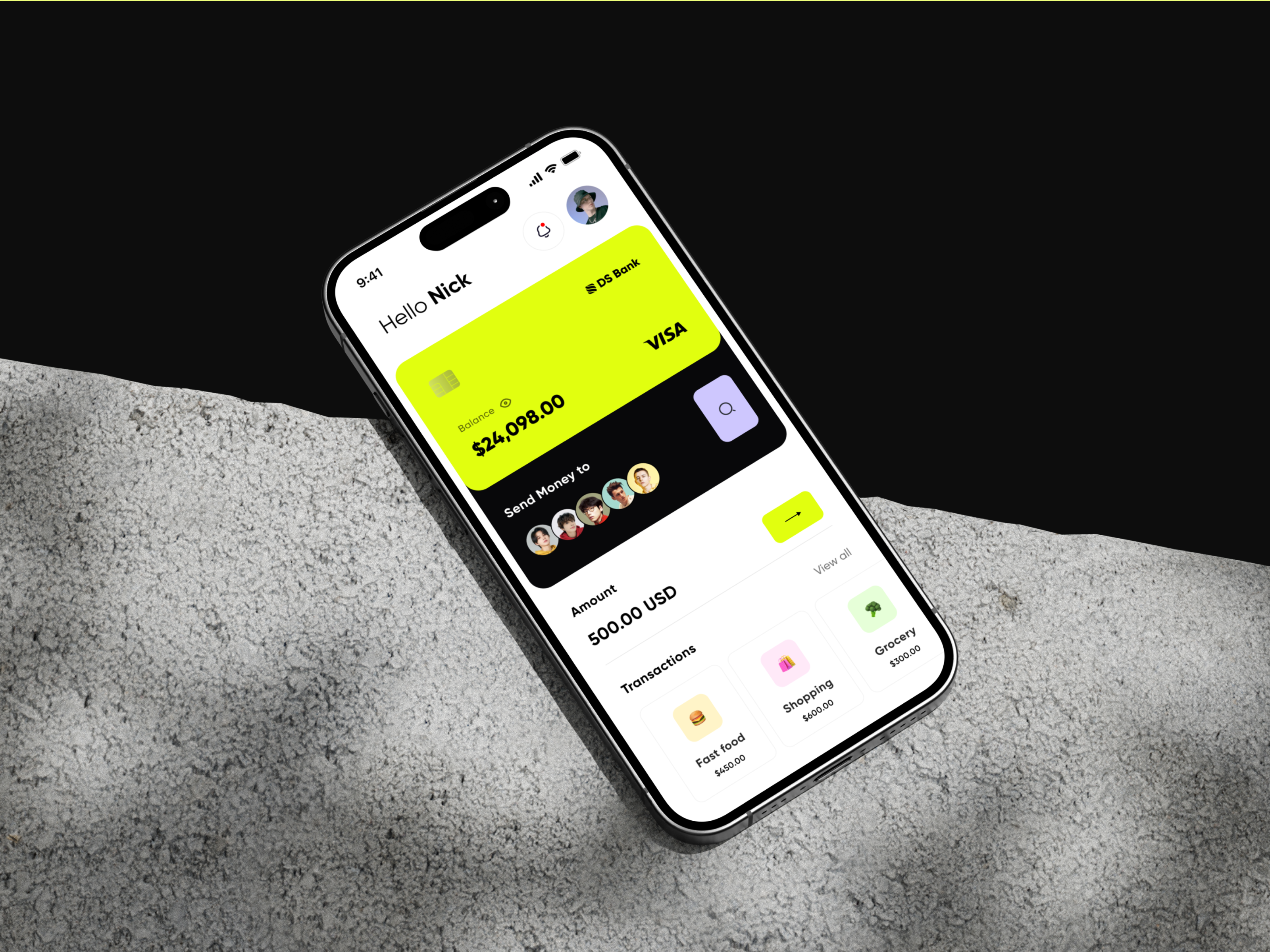 Mobile Banking App app bank app banking banking app credit cart finance finance app finance management finance wallet financial financial app fintech mobile mobile banking money online banking payment wallet