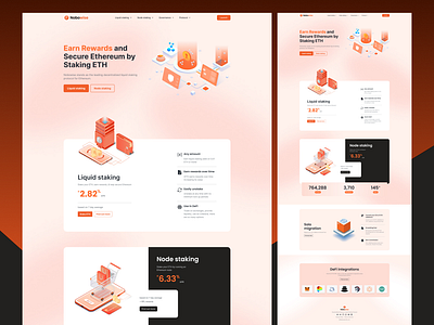 Crypto Staking Landing Page Design banking bitcoin blockchain crypto crypto buy sell crypto landing page cryptocurrency cryptocurrency website defi fintech landing page staking staking landing page token trading ui ui design ux web design web3