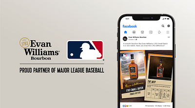 Evan Williams Bourbon and the Major League Baseball MLB branding graphic design motion graphics