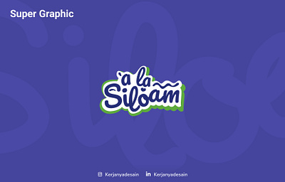 Super Graphic a la Siloam brand design brand identity brand logo branding design graphic design identity illustration kerjanyadesain logo logo mark purple