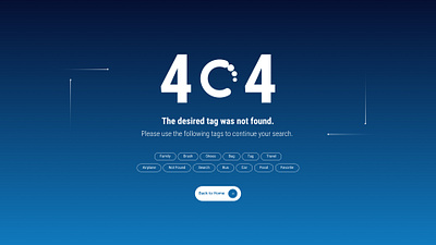 404 not found (Tag) 404 not found 404 page figma framer rebound of ui ui design uiux user interface web design