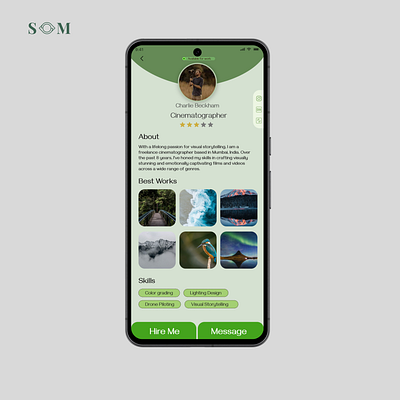 User Profile dailyui freelancing ui userprofile