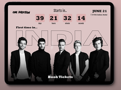 Countdown timer countdown dailyui onedirection timer ui