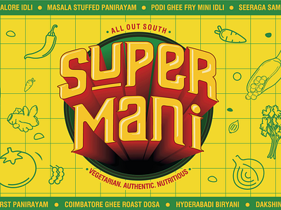 Supermani Restaurant Menus & posters etc ads banner branding design flyers graphic design illustration illustrator logo marketing menus packaging packaging design poster restaurant restaurant menu vector