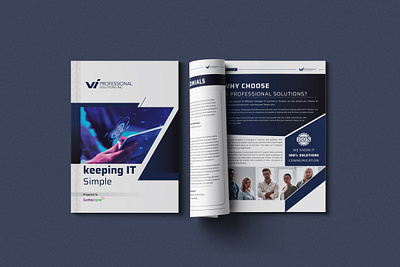 Technology Company Profile b2b brochure design case studies company profile information technology it it company profile it magazine managed it modern brochure security technology technology brochure testimonial