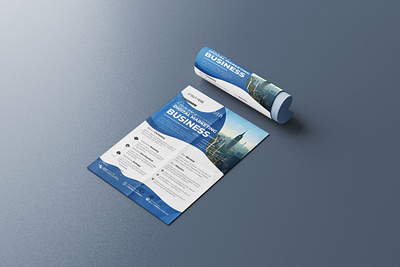 Creative business flyer design template template