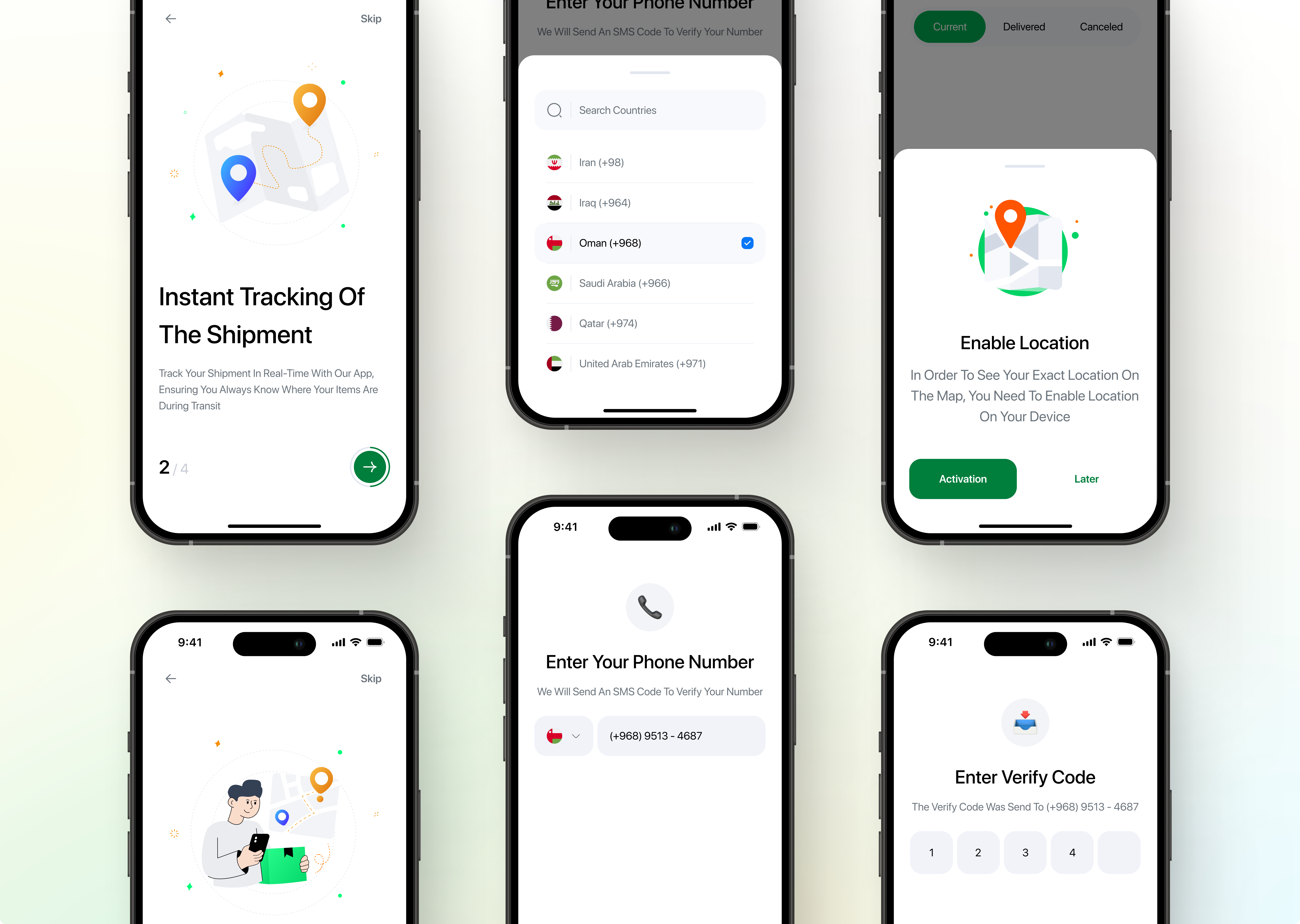 Oshahn - Load Handling App app app ui design design handling app load load handling app logestic product design ui uiux ux vehicle
