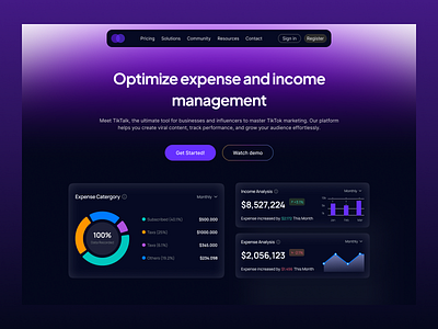 SaaS Landing Page Exploration agency clean design landing page saas saas product top design ui web website