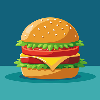Burger vector burger graphic design illustration vector