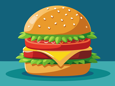 Burger vector burger graphic design illustration vector