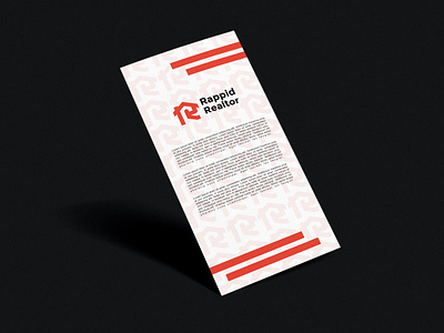 Rappid Realtor Brand Identity Design agency brand brandidentity branding company company logo corporatedesign design identity initial logo logodesign monogramlogo monogrampixel realestate realtor