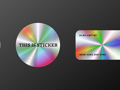 UI KIT button card colorful design kit sticker ui ux