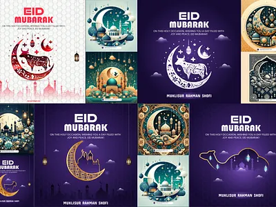 Eid social media post, social media creative design eid ul adha graphic design instagram post social social media