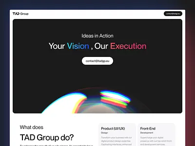 Agency Landing Page agency agency landing page animation business landing page concept interaction design landing page landingpage motion graphics ui ui design uidesign uiux