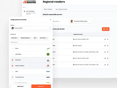Assign person form app assign design figma form person tiles ui web