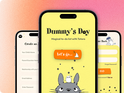 Day 20/100 Design Challenge: Dummy's Day 100daydesignchallenge branding design figma ghibli illustration ui uidesign ux uxdesign