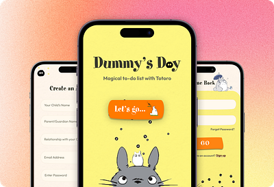 Day 20/100 Design Challenge: Dummy's Day 100daydesignchallenge branding design figma ghibli illustration ui uidesign ux uxdesign