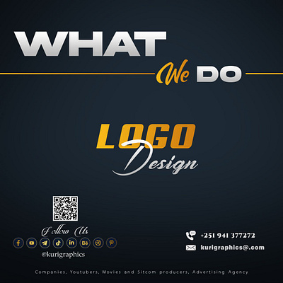 Social media post branding graphic design logo