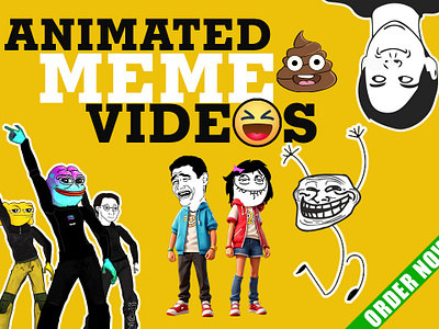 Hire Professionals for High-Quality 2D & 3D Animated Meme Videos 2d 2d animation 3d 3d animation animated music video animation animator comedy video explainer video fun video funny cartoon graphic design info graphics intro video joke videos meme videos memes motion graphics video editing video editor