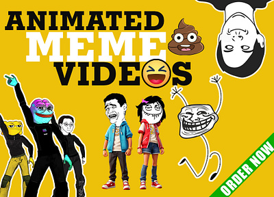 Hire Professionals for High-Quality 2D & 3D Animated Meme Videos 2d 2d animation 3d 3d animation animated music video animation animator comedy video explainer video fun video funny cartoon graphic design info graphics intro video joke videos meme videos memes motion graphics video editing video editor