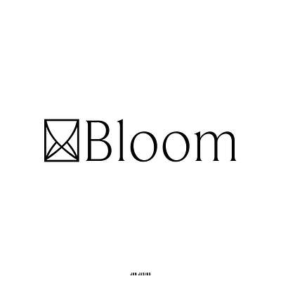 Bloom Logo creative design flat graphic design illustration vector