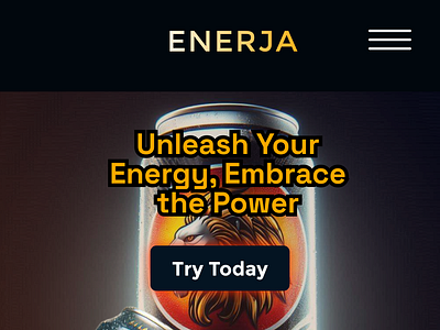 Enerja - The Sri Lankan Energy Drink Website UI energydrink srilankan ui website