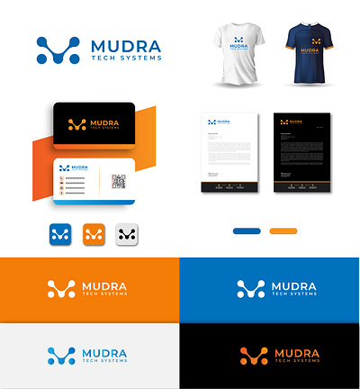 Mudra Tech Systems logo business log design designkite freelancer khalid freelancerkhalid graphic design icon logo jr7 designer logo miminal logo minimalist logo shuvorahman01