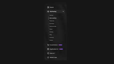 Sidebar - Navbar exploration app application dark mode dashboard design gradient mobile mobile app navbar saas sidebar ui ux webapp