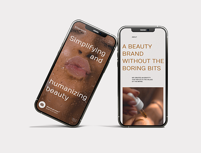 Beauty Brand Interface Design appdesign beauty brand interface design beautybranddesign beautydesign branddesign branddesigner designer interfacedesign mobileapp mobileappdesign mobileappdesigner ui uidesigner uiux ux webdesigner