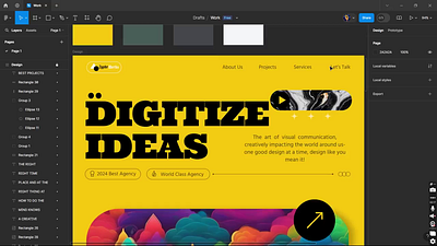 Digitize Ideas 3d branding graphic design