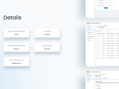 MTR - Landslide Monitoring System case study dashboard design monitor product saas tech ui ui design ui ux design uiux user experience user interface ux ux design