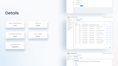 MTR - Landslide Monitoring System case study dashboard design monitor product saas tech ui ui design ui ux design uiux user experience user interface ux ux design