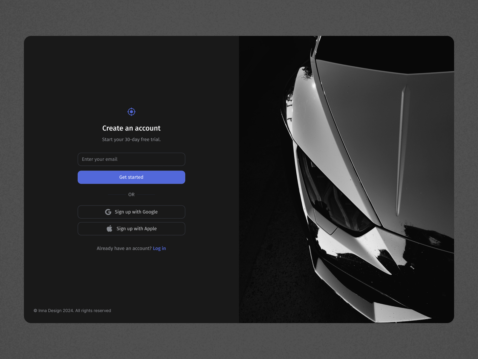 Example of Landing Page/Website Design