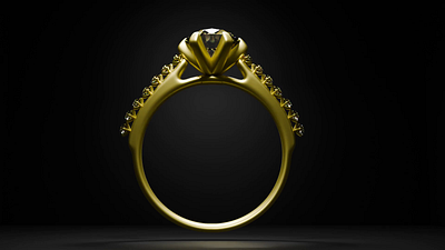 3D Modeling View of Diamond ring Made by Blender 3D 3d 3d artist 3d modeling