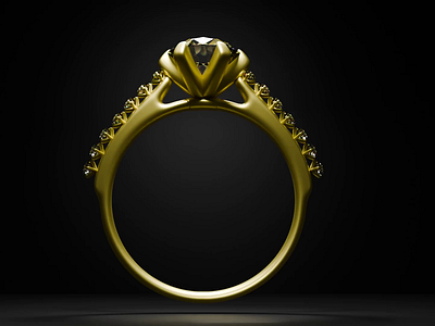 3D Modeling View of Diamond ring Made by Blender 3D 3d 3d artist 3d modeling