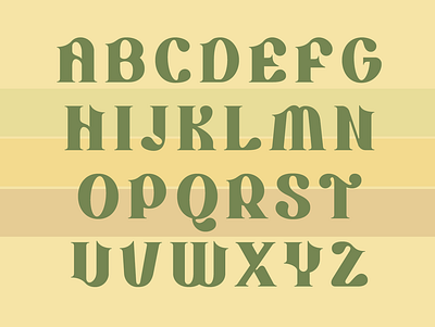 Canary Melon font 4 boho