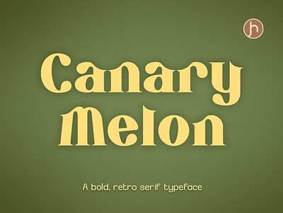 Canary Melon font boho