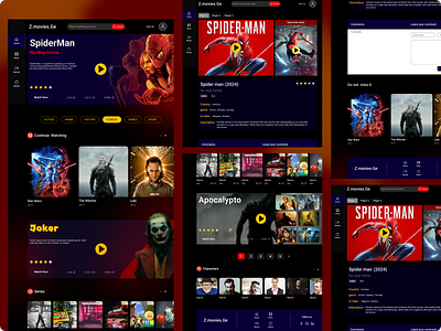 Movie web design