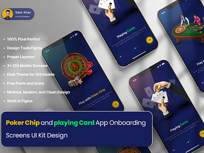 Unique and Modern Poker Chips Sets & Playing Cards App Onboardin appdesign apponboarding cardgamedesign creativemarket dribbbleshowcase gameappdesign gamingui mobileappui modernui playingcardsapp playingcardsdesign playwithfriends playwithpokerchip pokerappui pokerchipsui uionboarding uiuxinspiration uniqueui userinterface uxdesign