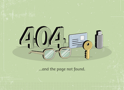404 Page 404 404 error 404 page adobe illustrator empty state error error design graphic design ui illustration vector graphics vector illustration