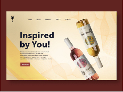 Концепция винной загадки баннер вино дизайн концепт сайт фотошоп