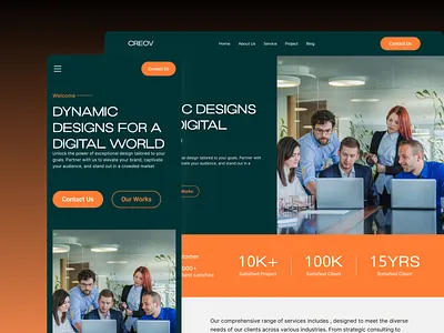 Agency Website Design agency website business website design uiux figma design marketing agency website oripio portfolio portfolio website saas website sujon hossain ui web design website design