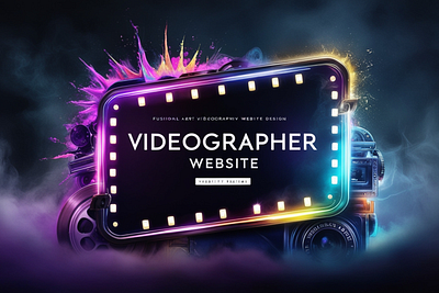 Videographer Web Design branding design graphic design illustration ui vector