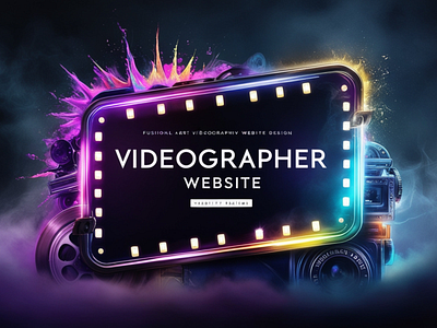 Videographer Web Design branding design graphic design illustration ui vector