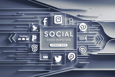 Social Media Marketing Web Design design graphic design illustration ui vector