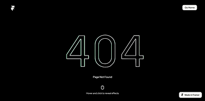 404 Page Design for Playoff 404 playoff dribbble 404playoff framer framer 404 ui