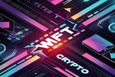 NFT Crypto Web Design design graphic design illustration ui vector