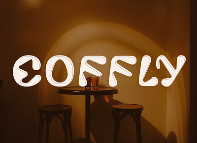 COFFLY LOGO desig design graphic design logo typography