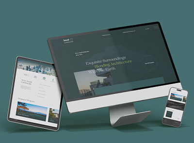Saudi Landscape User Interface Development construction landscape ui use interface design user experience design ux web web design web development